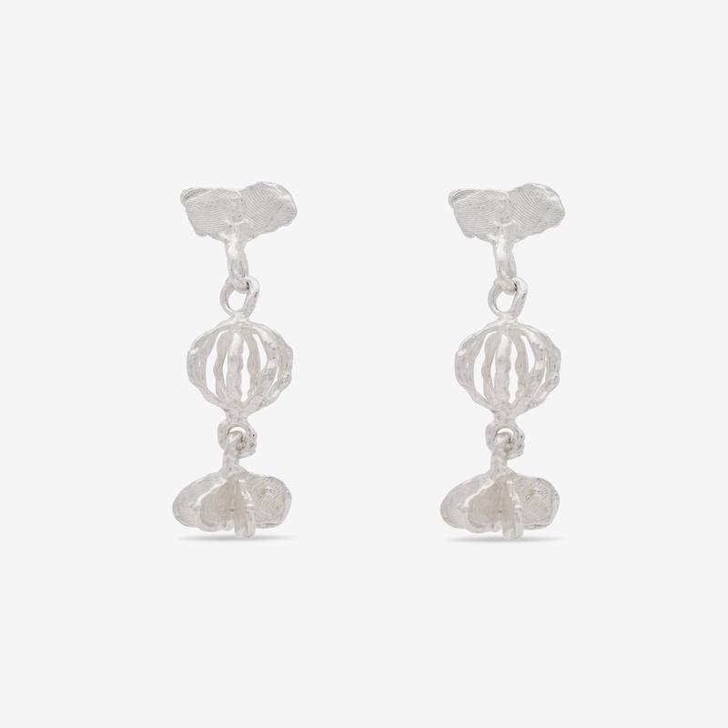 Georgia Kemball - Womens Sycamore Seed Earrings - (Sterling Silver)