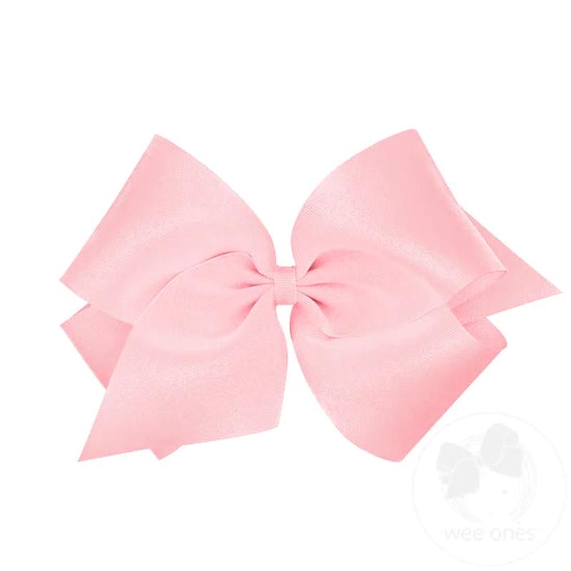 Girls' Wee Ones Huge Classic Grosgrain Girls Hair Bow (Knot Wrap)