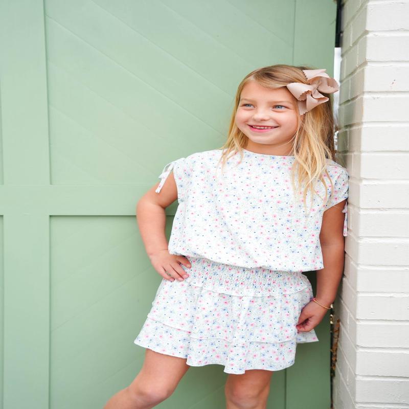 Girls' Wee Ones Medium Grosgrain Scalloped Edge Hair Bow