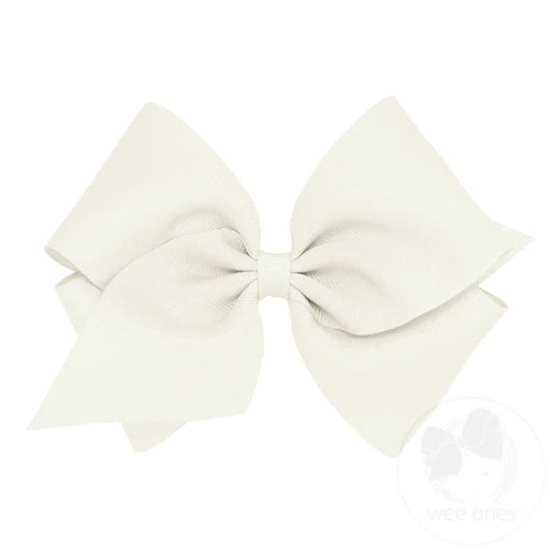 Girls' Wee Ones Mini King Classic Grosgrain Hair Bow