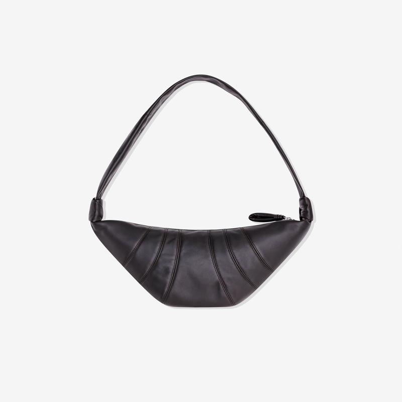 Lemaire - Womens Pearls Medium Croissant Bag - (Dark Brown)