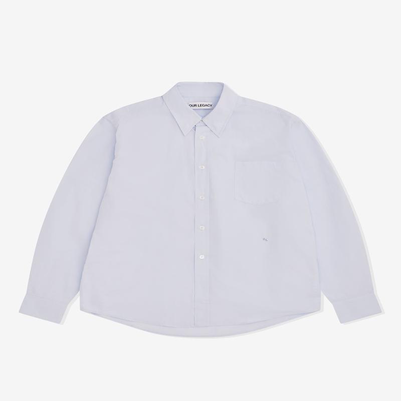 Our Legacy - Mens Beyond BD Shirt - (Dining Blue Poplin)