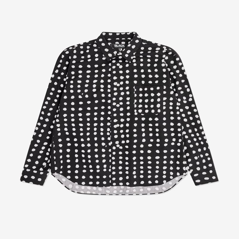 Black Comme des Garons - Filip Pagowski Polka Dot Shirt - (Black)