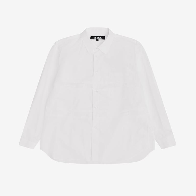 Black Comme des Garons - Long Shirt - (White)