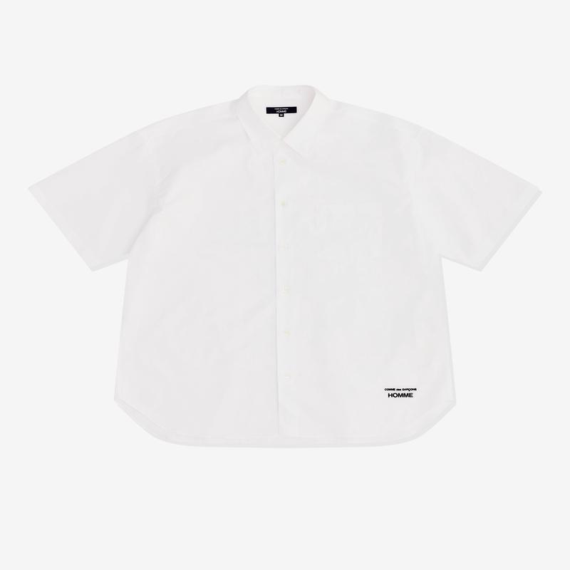 CDG Homme - Mens Short Sleeve Shirt - (White)