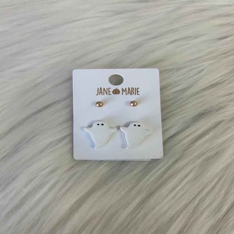 Ghost & Stud Earrings