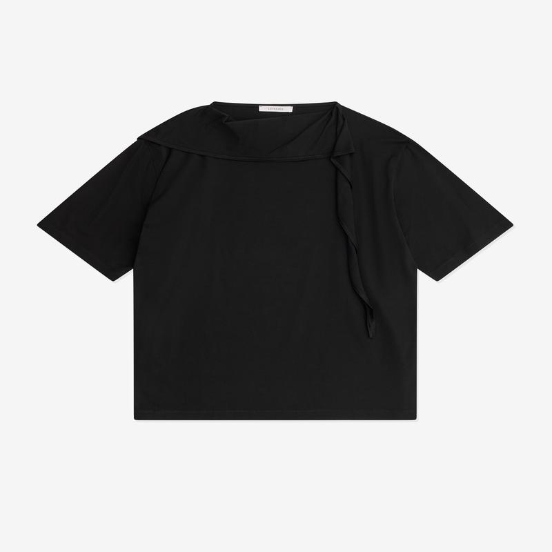 Lemaire - Womens Foulard T-Shirt - (Black)