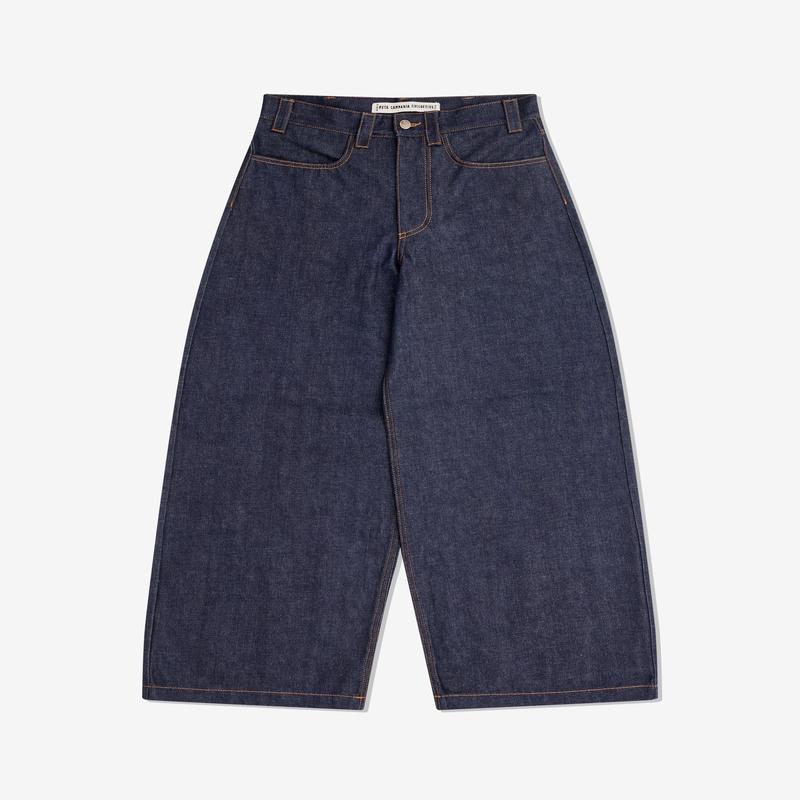 Meta Campania Collective - Mens Egon Wide Leg Jeans - (Mid Blue)