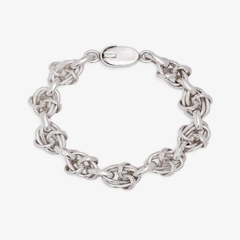 Old Jewelry - Womens Chain Bracelet - (Sterling Silver)