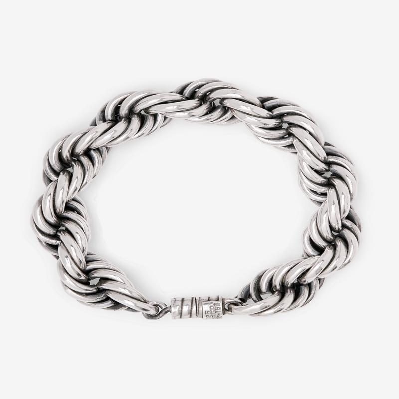 Old Jewelry - Womens Twisted Bracelet - (Sterling Silver)