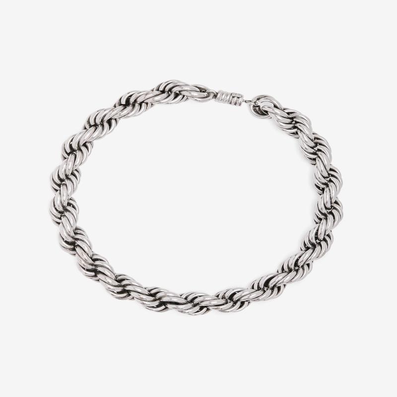 Old Jewelry - Womens Twisted Necklace - (Sterling Silver)