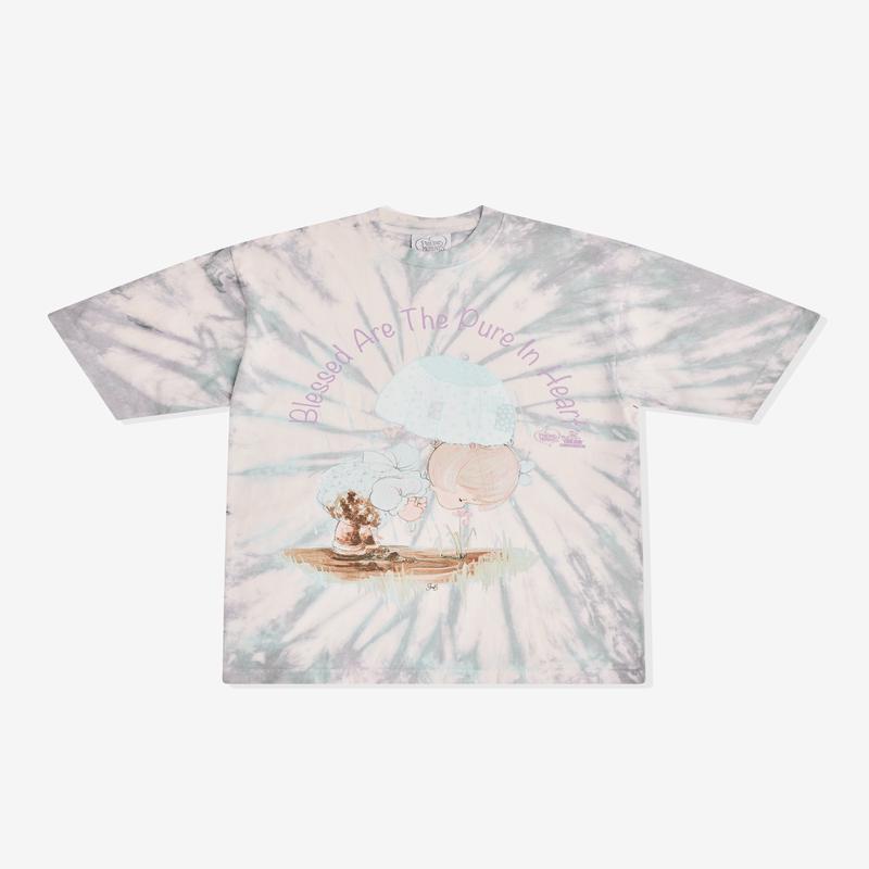 Online Ceramics - Mens Precious Moments Blessed Are The Pure In Heart T-Shirt - (Tie Dye)