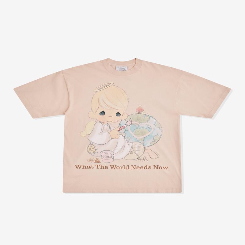 Online Ceramics - Mens Precious Moments What The World Needs T-Shirt - (Beige)