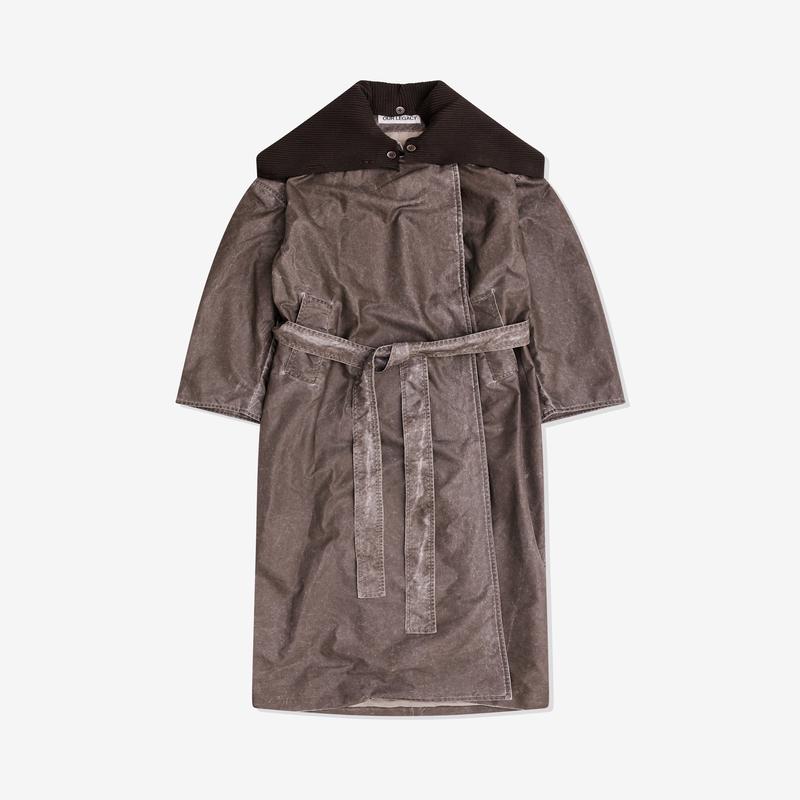 Our Legacy - Womens Court Coat - (Brown Wash Out Nylon)