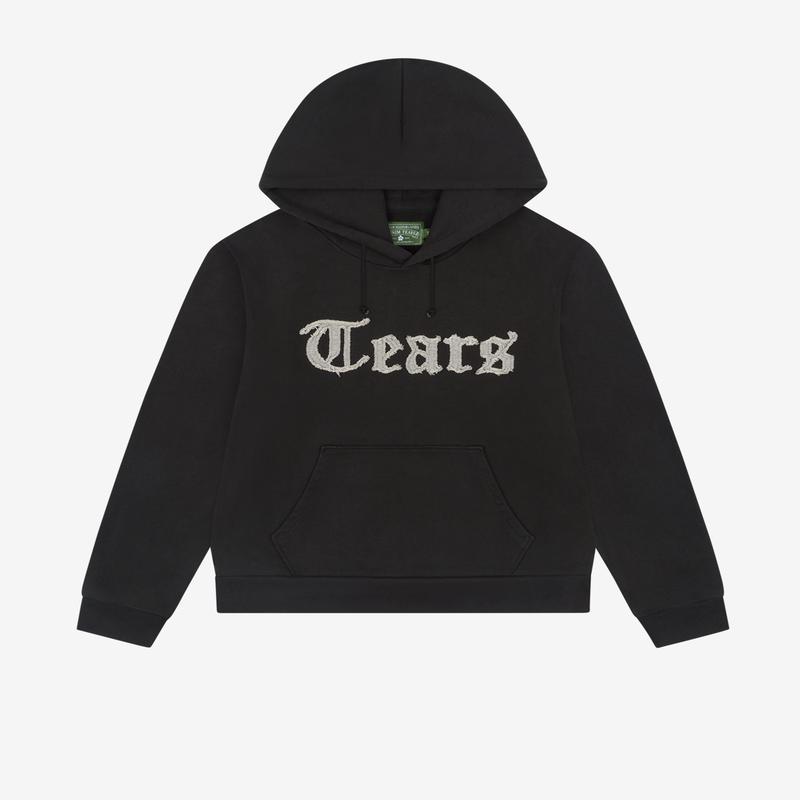 Denim Tears - Mens Tears Cut Out Hoodie - (Charcoal)