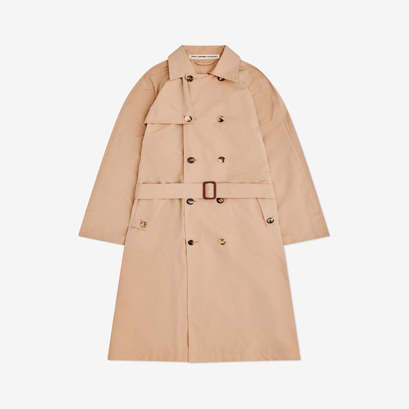 Meta Campania Collective - Mens Jasper Cotton Tonic Trench Coat - (Beige)