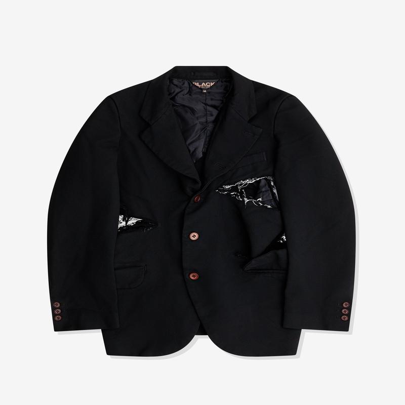 Black Comme des Garons - Gabardine Garment Treated Jacket - (Black)