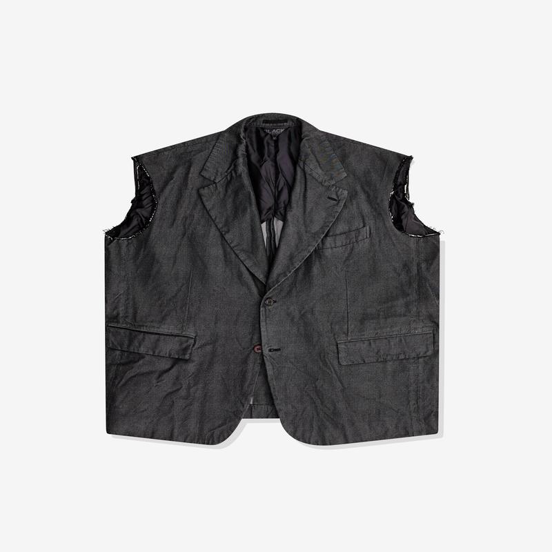 Black Comme des Garons - Sleeveless Jacket - (Black)