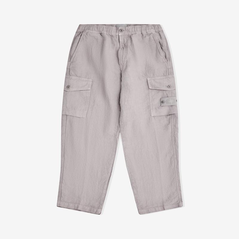 Stone Island - Men's Ghost Linen Cargo Pant - (Dust)