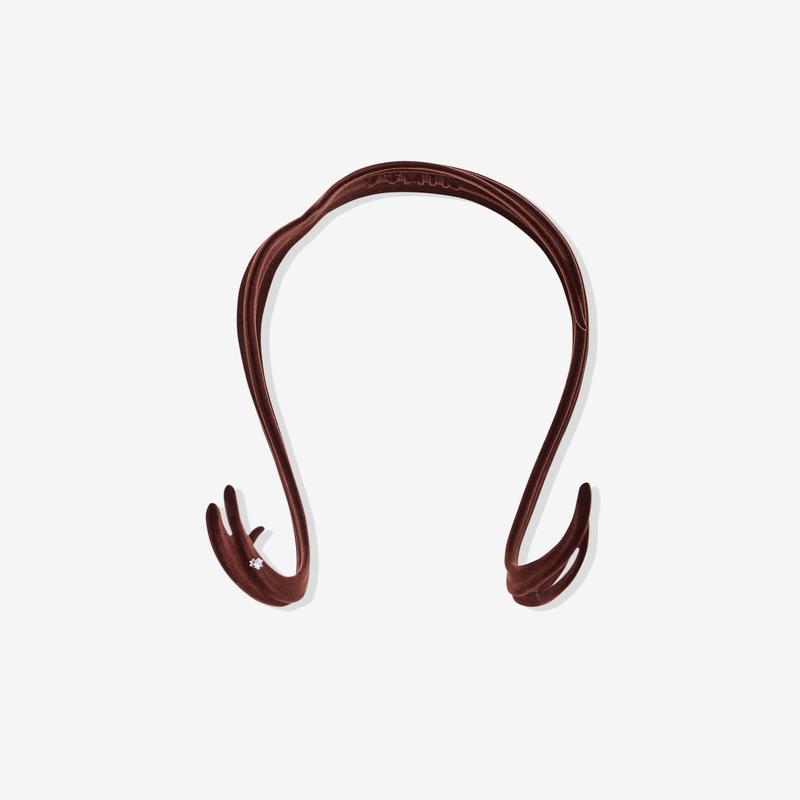 Yvmin - Womens Curly Hair Wig Headband - (Brown)