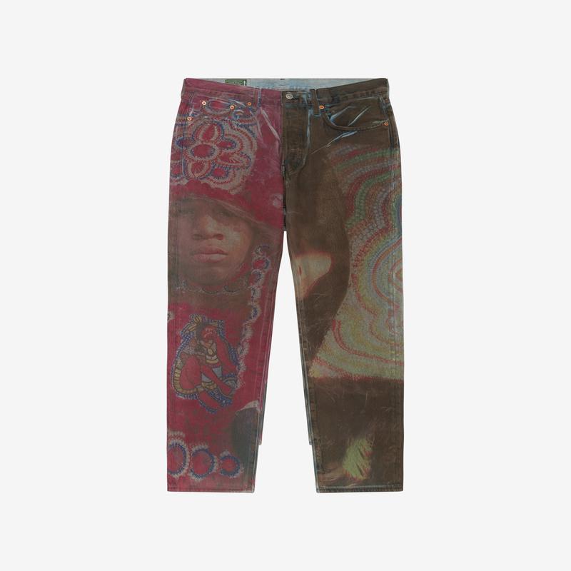 Denim Tears - Mens Big Chief Demond 568 Denim Jeans - (Multi)