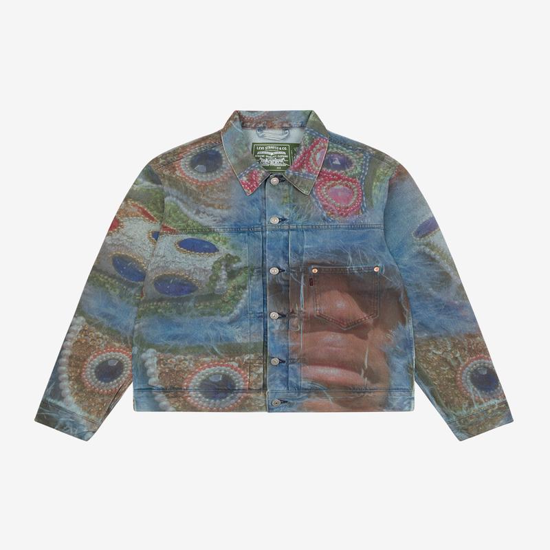 Denim Tears - Mens Big Chief Demond Denim Jean Jacket - (Multi)