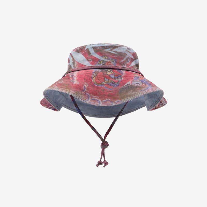 Denim Tears - Mens Big Chief Demond Denim Plantation Hat - (Multi)