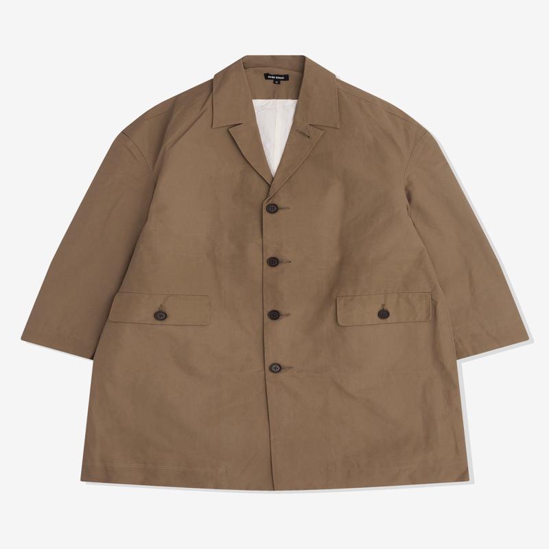 Evan Kinori - Mens Coat - (Dark Khaki)