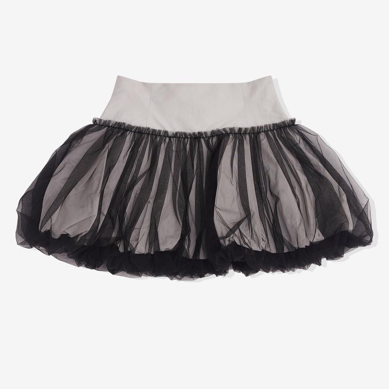 Renaissance Renaissance - Womens Qajar Tulle Skirt - (Grey)