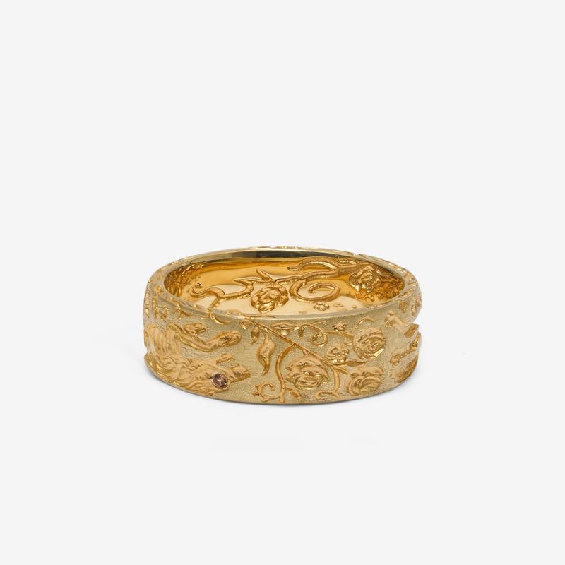 Castro - Wolf Band - (Yellow Gold)