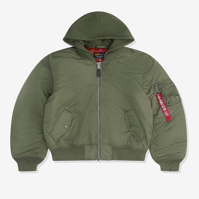 CDG - Alpha Industries Hooded MA-1 Jacket - (Khaki)
