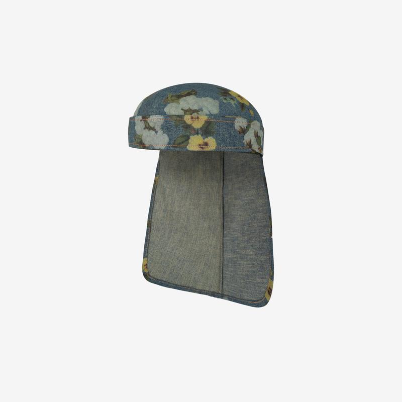 Denim Tears - Cotton Fleur De-Lis Denim Durag - (Blue)