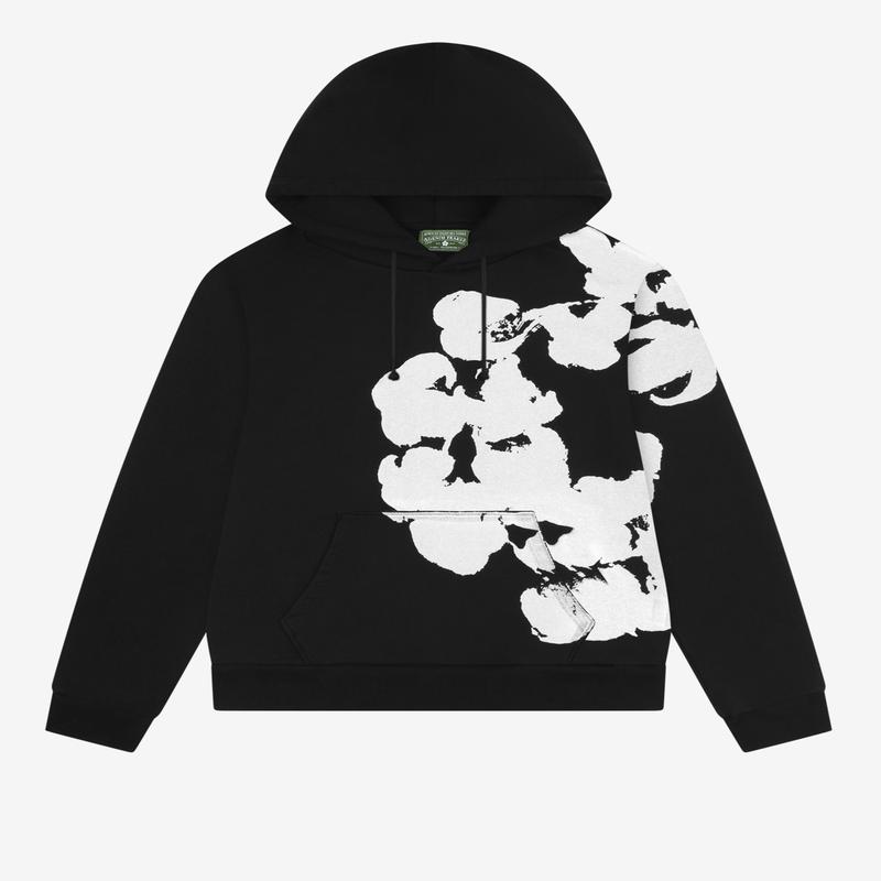 Denim Tears - Mens Jumbo Wreath Hoodie - (Black)