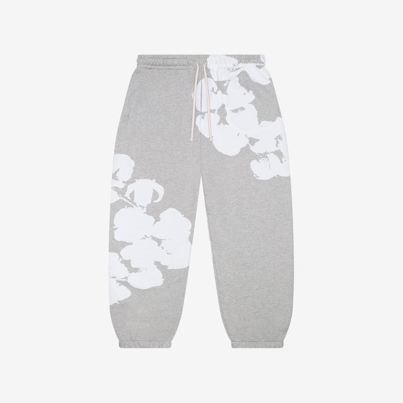 Denim Tears - Mens Jumbo Wreath Sweatpants - (Grey)