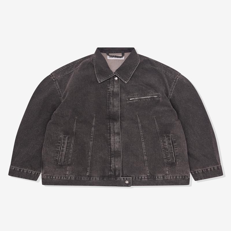 Our Legacy - Women's Draft Jacket - (Black Coated Wash)