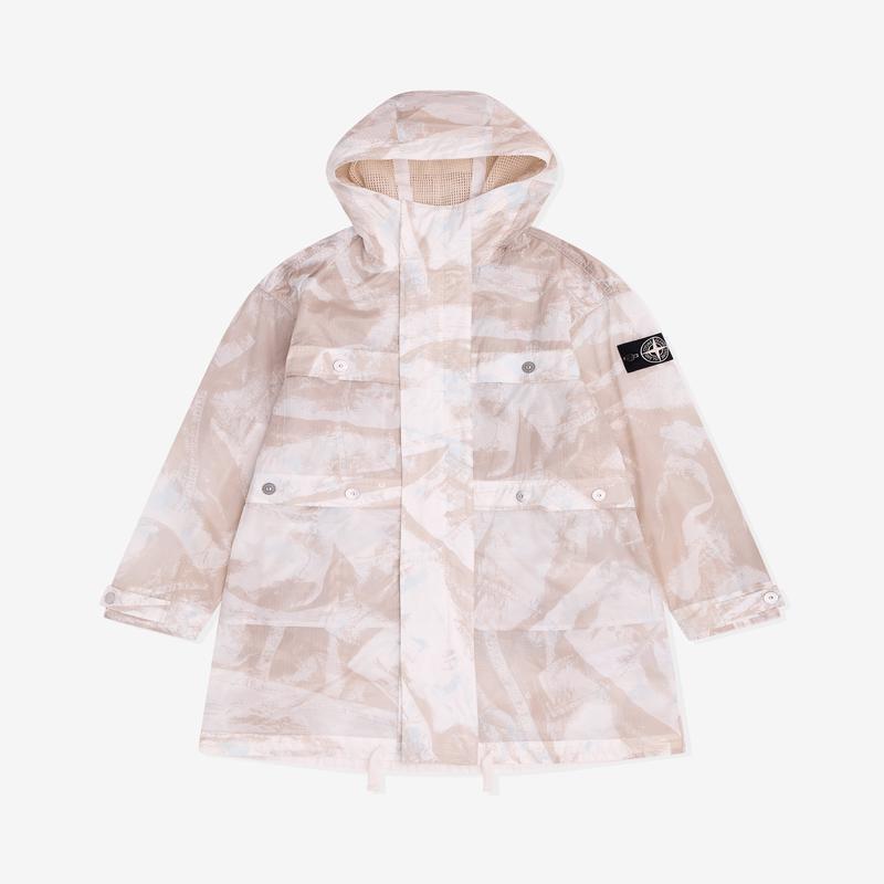 Stone Island - Mens Long Camo Parka - (Desert)