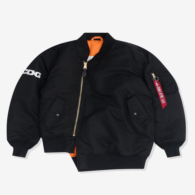 CDG - Alpha Industries Reversible Bias MA-1 Jacket - (Black)