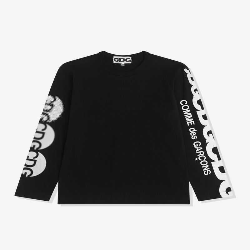 CDG - CDG Logo Long Sleeve T-Shirt - (Black)