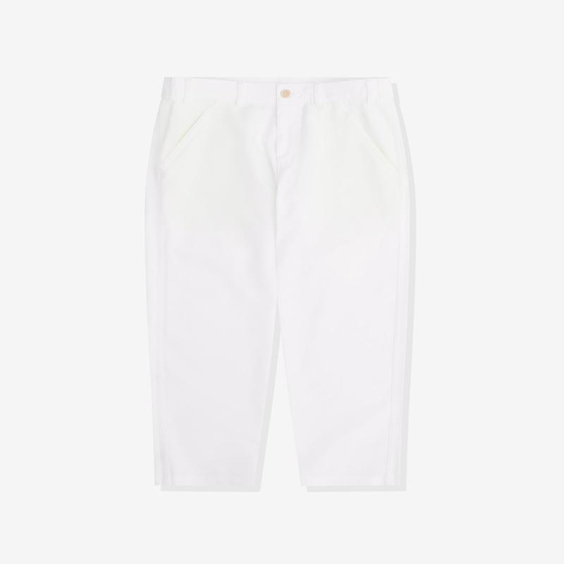 CDG -  Polyester Twill Tapered Trousers - (White)
