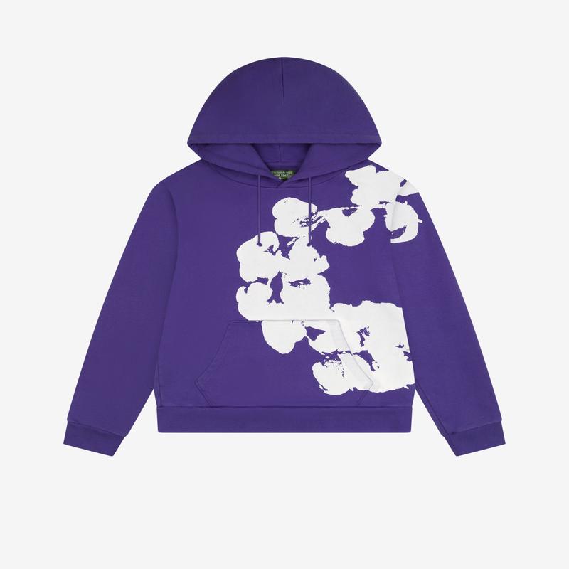 Denim Tears - Men's Jumbo Wreath Hoodie - (Purple)