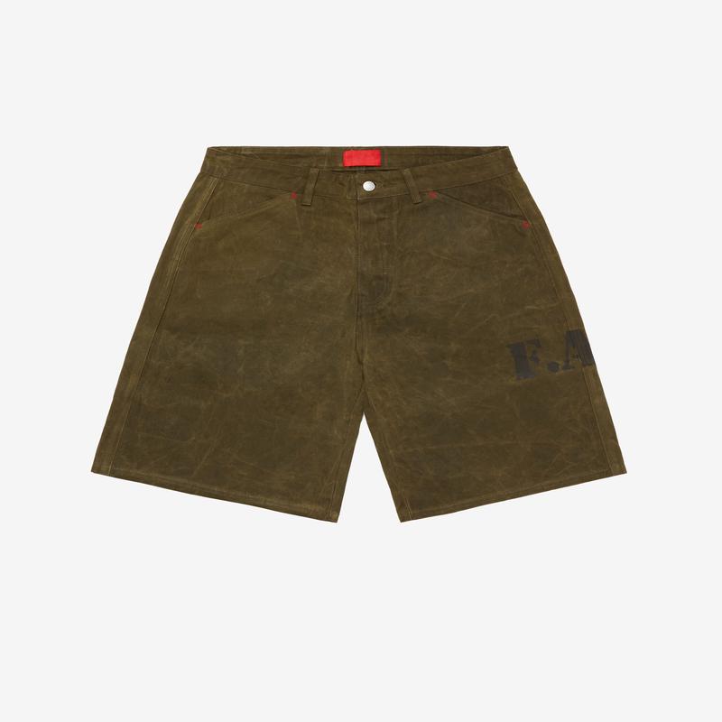 Fugazi - Men's Tarp Shorts - (Olive)