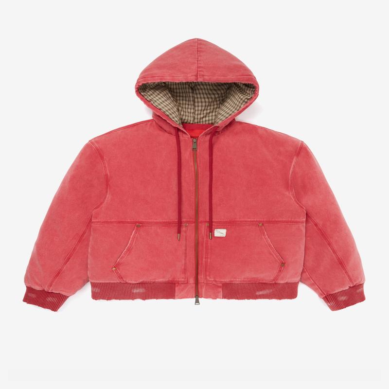 Fugazi - Mens Super Duty Down Jacket - (Red)
