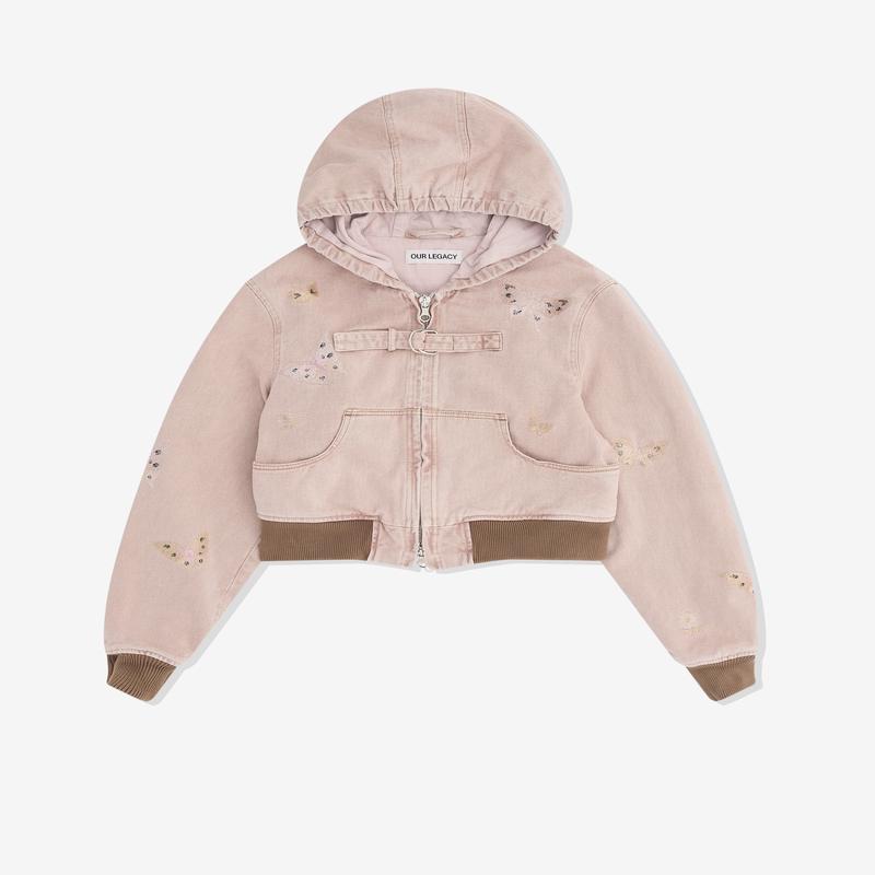 Our Legacy - Womens Coast Jacket - (Rose Butterfly Denim)