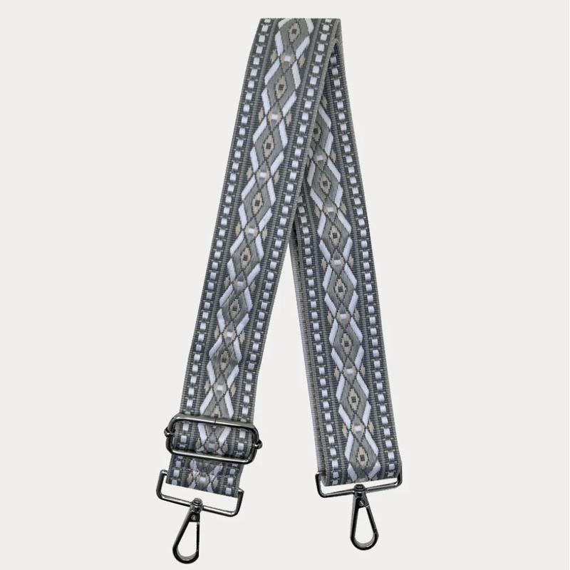 Ahdorned Double Diamond Interchangeable Woven Bag Strap