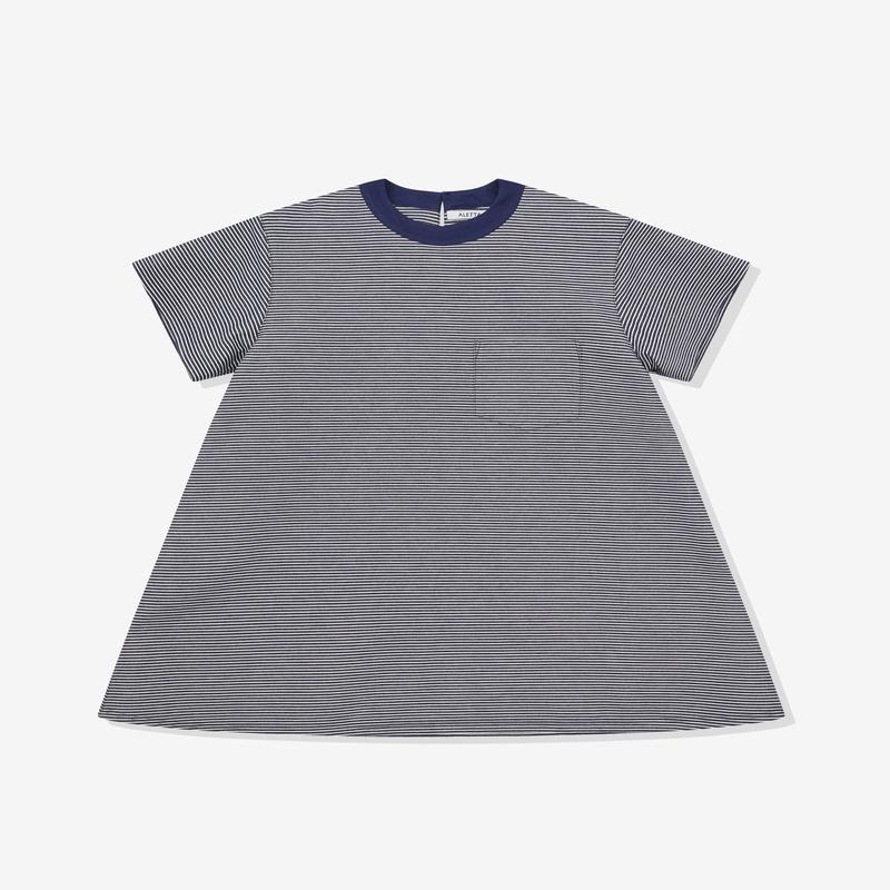 Aletta - Womens DSM Exclusive Striped Dress - (Blue)