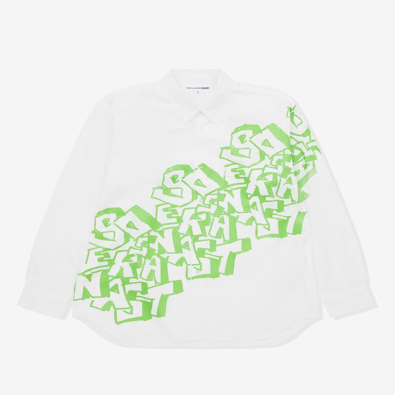 CDG Shirt - Mens A$AP Nast Graffiti Shirt - (White)