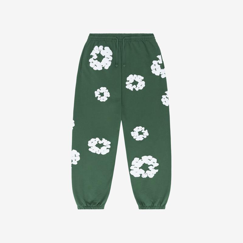 Denim Tears - Mens The Cotton Wreath Sweatpants - (Green)