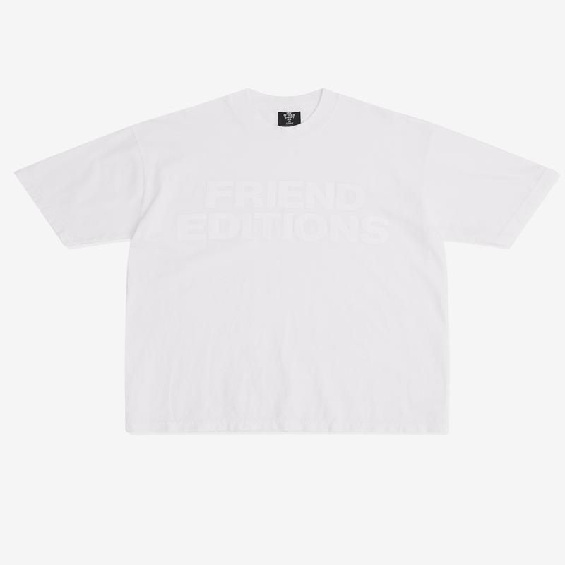 Friend Editions - Mens Monogram Short Sleeve T-Shirt - (White)