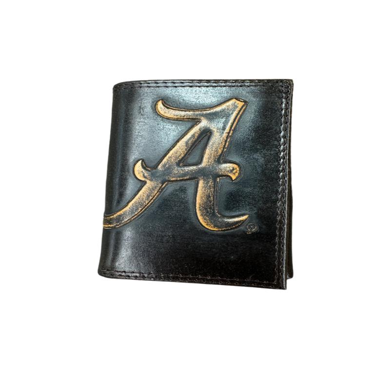 Zepplin Burnished Tri-fold Wallet