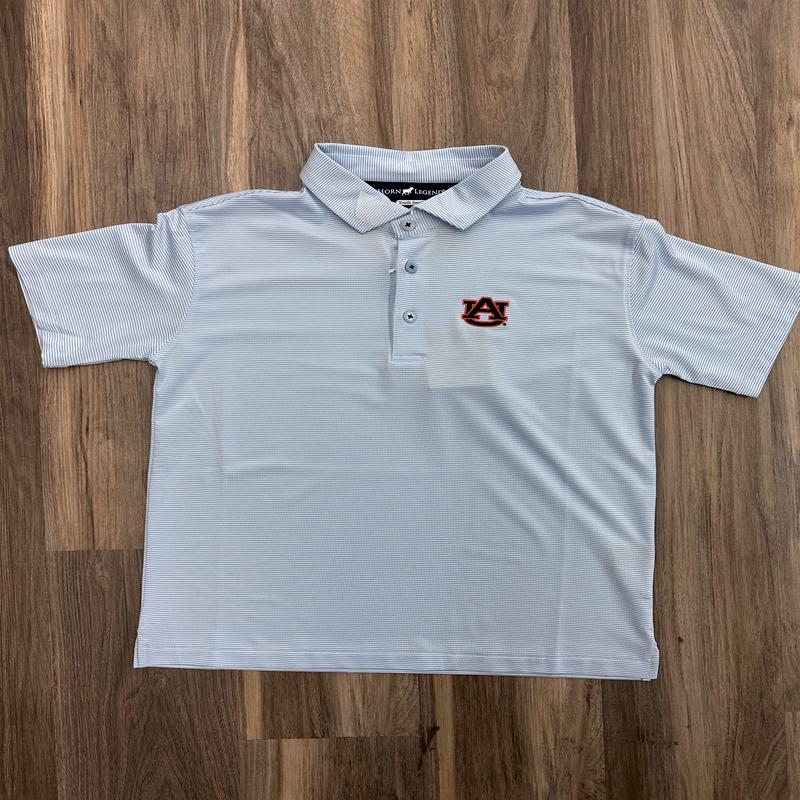 Boys' Auburn Stripe Polo